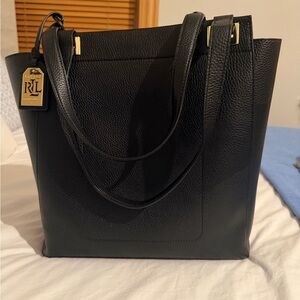 Ralph Lauren Elegant Black Tote